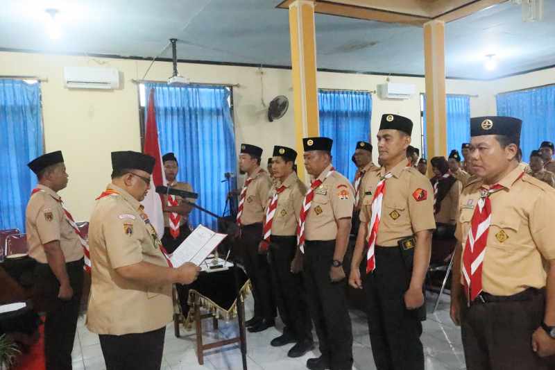 Kwarcab Banyumas Lantik Mabiran dan Kwarran Gumelar Masa Bakti 2026–2029