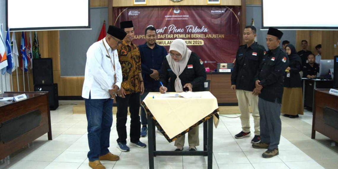 KPU Banyumas Tetapkan 1.438.848 Pemilih, Naik 3.704 Orang
