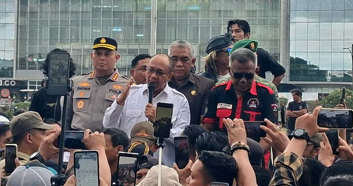 Aksi Damai ARB Berakhir Kesepakatan, Bupati Teken Komitmen UHC