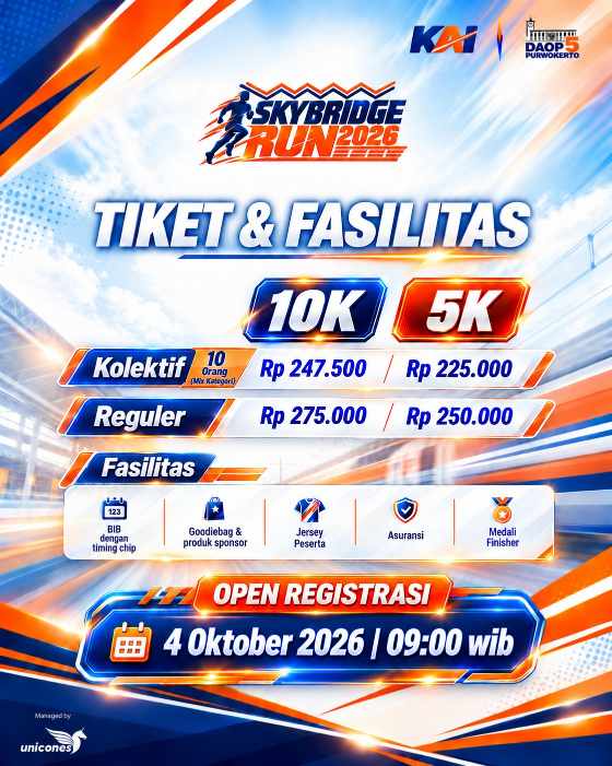 Skybridge Run 2026 Segera Digelar, Catat Tanggal dan Cara Daftarnya