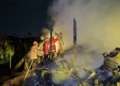 Diduga Korsleting, TPST Karangkedawung Ludes Terbakar Dini Hari