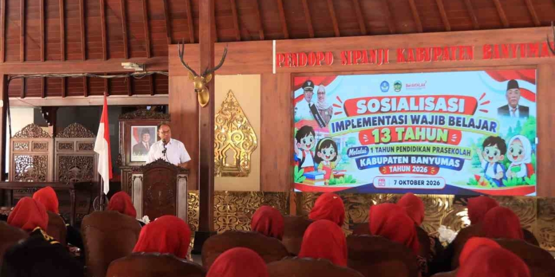 Banyumas Terapkan Wajib Belajar 13 Tahun, PAUD Jadi Syarat Sebelum Masuk SD