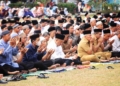 Ratusan Warga Banyumas Salat Istisqa di Alun-Alun, Minta Hujan Segera Turun
