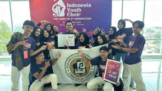 PSM Paranada Insani UIN Saizu Raih Medali Emas di International Bandung Choral Festival 2026