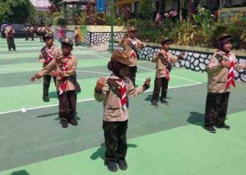 564 Pramuka Siaga dan Penggalang Baturraden Ikuti Penilaian Pencapaian Pramuka Garuda