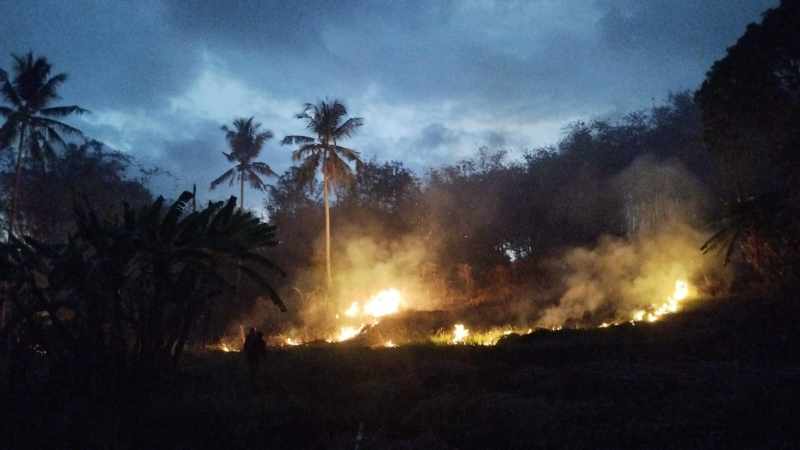 Lalai Awasi Pembakaran Sampah, Api Meluas di Lahan Karangklesem Purwokerto Selatan