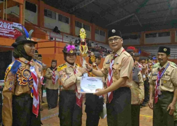 SMPN 1 Jatilawang dan SMPN 3 Karanglewas Juara LGKP Kwarcab Banyumas 2026