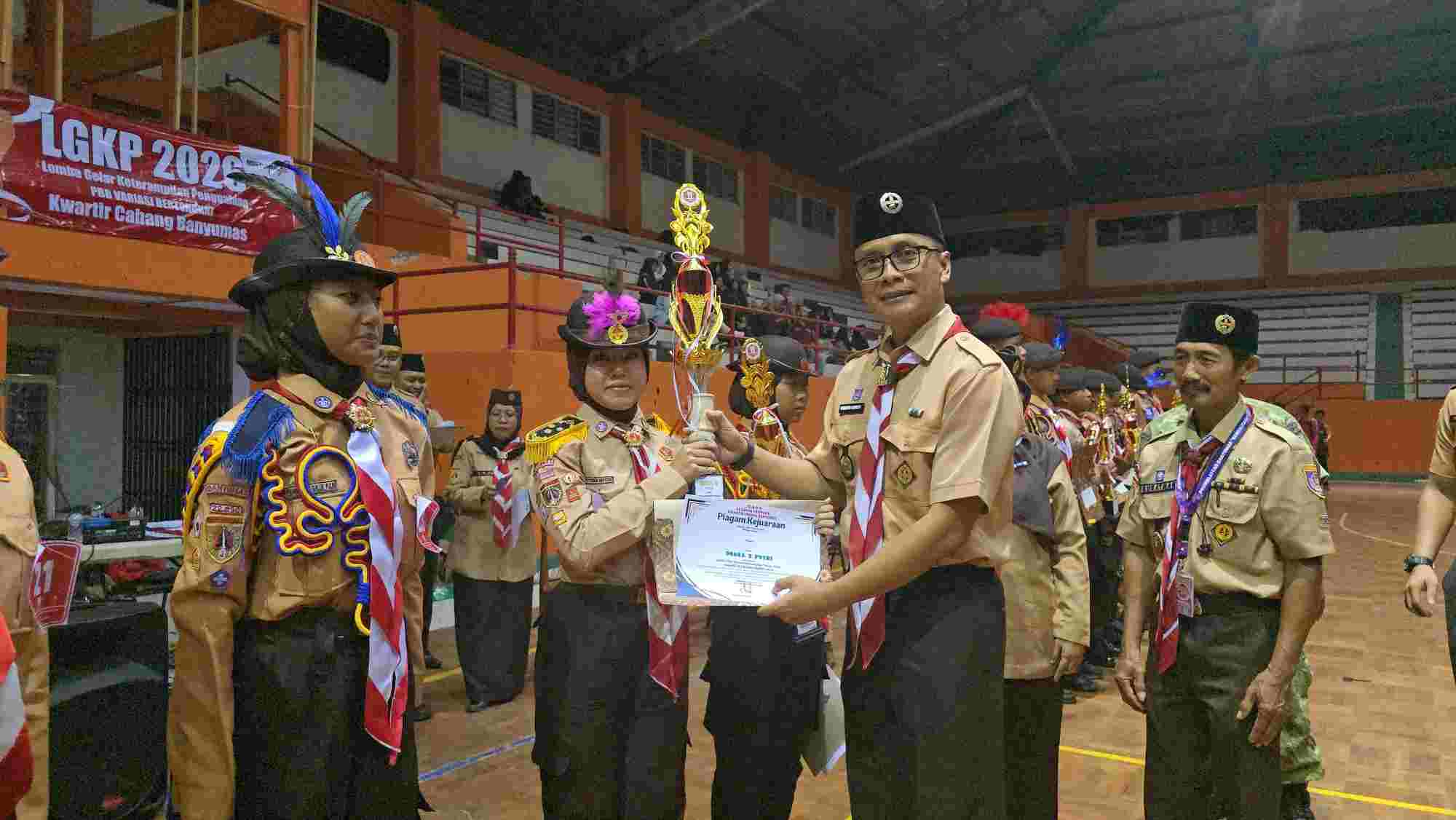SMPN 1 Jatilawang dan SMPN 3 Karanglewas Juara LGKP Kwarcab Banyumas 2026