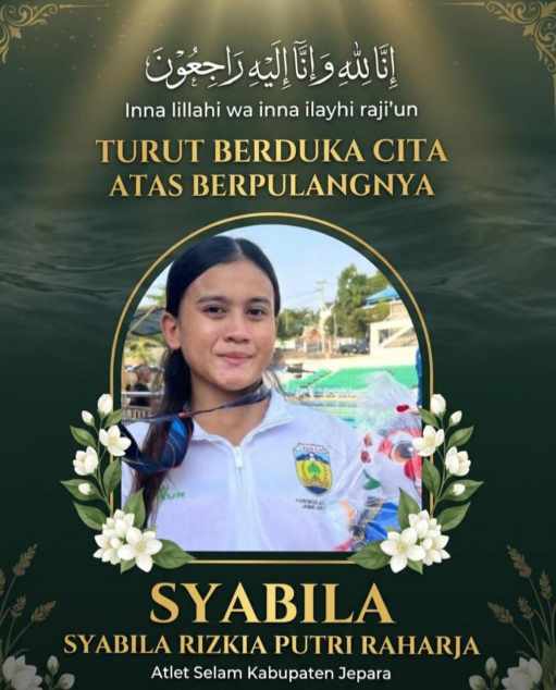 Atlet Selam Jepara Syabila Rizkia Meninggal Usai Insiden Tenggelam di Porprov XVII Jateng