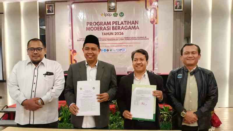 UIN Saizu–Puspenma Kemenag Teken Kerja Sama, Gelar ToT Moderasi Beragama 2026