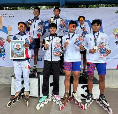 Banyumas Rebut Emas Team Sprint Putra Porprov Jateng 2026, Manfaatkan Insiden Jatuhnya Semarang-Surakarta