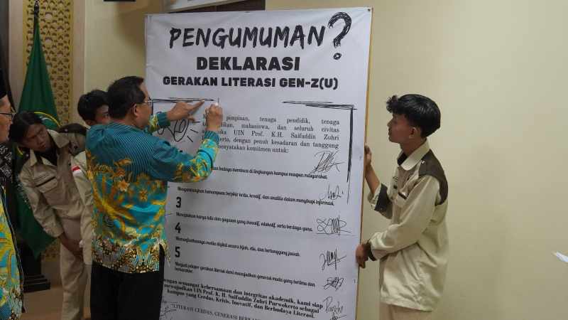 UIN Saizu Deklarasikan Kampus Literasi, Ini Empat Strateginya