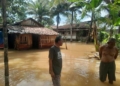 Sungai Gandu dan Berem Meluap, 12 Rumah di Wangon Banyumas Terendam Banjir, Dinding Rumah Warga Ambrol