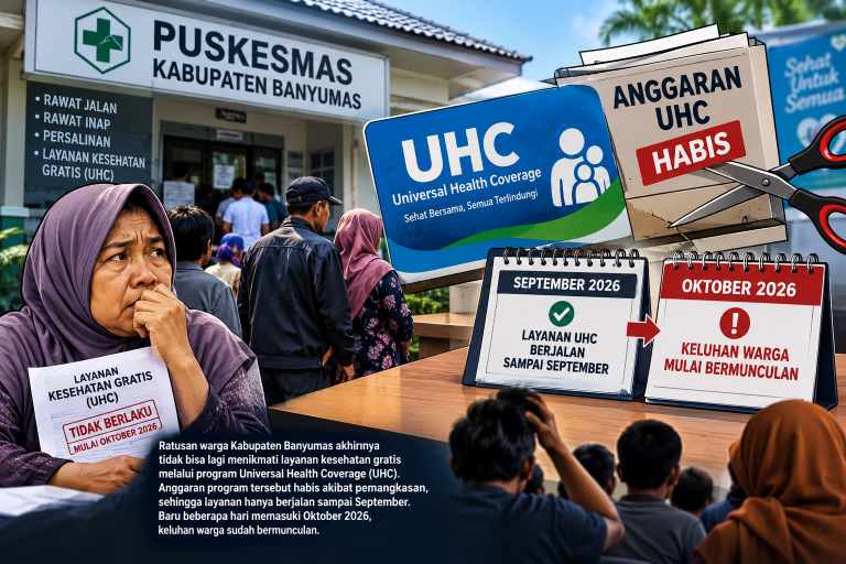 Janji Non Cut-Off Bupati Banyumas vs Realita: Anggaran Habis, Warga Terlantar